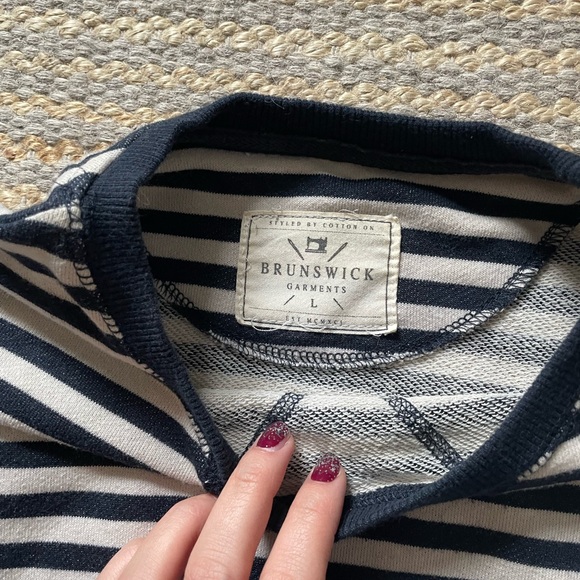 Brunswick Garments Striped Sweater - Picture 3 of 4